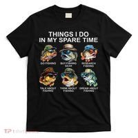 Funny Things I Do In My Spare Time Fishing T-Shirt thumb 0