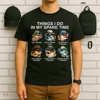 Funny Things I Do In My Spare Time Fishing T-Shirt thumb 6