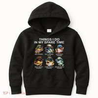 Funny Things I Do In My Spare Time Fishing Kids Hoodie thumb 0