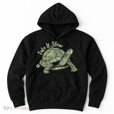 Funny Take It Slow Turtle Tortoise Hoodie