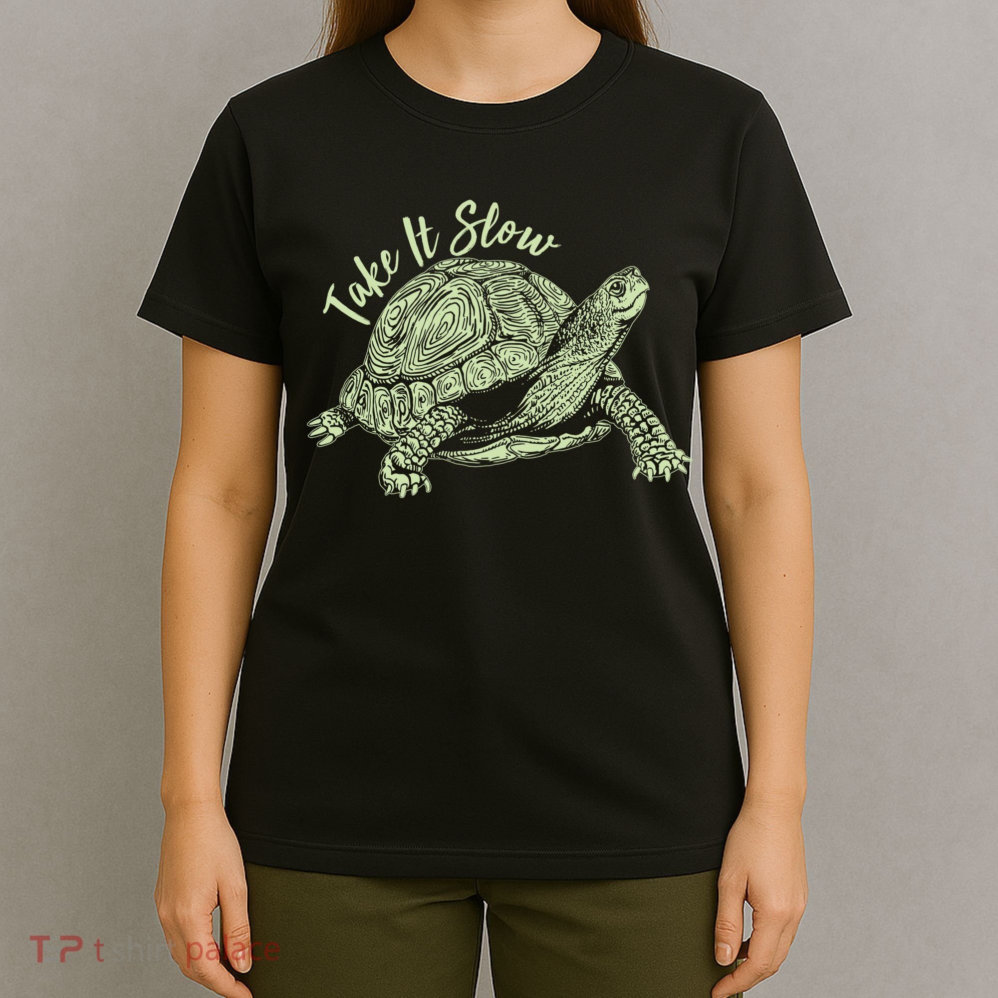 Funny Take It Slow Turtle Tortoise T-Shirt