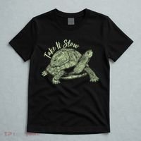 Funny Take It Slow Turtle Tortoise T-Shirt thumb 5