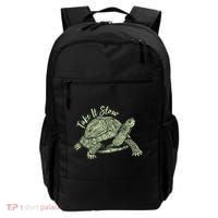 Funny Take It Slow Turtle Tortoise Backpack thumb 0