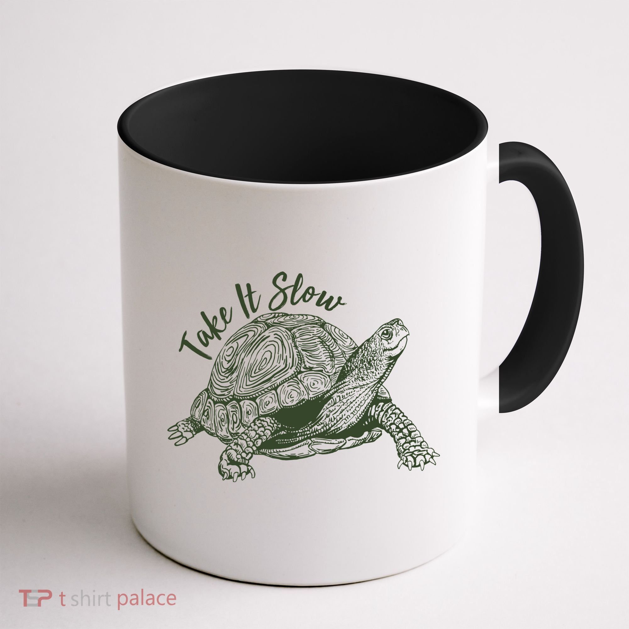Funny Take It Slow Turtle Tortoise Coffee Mug