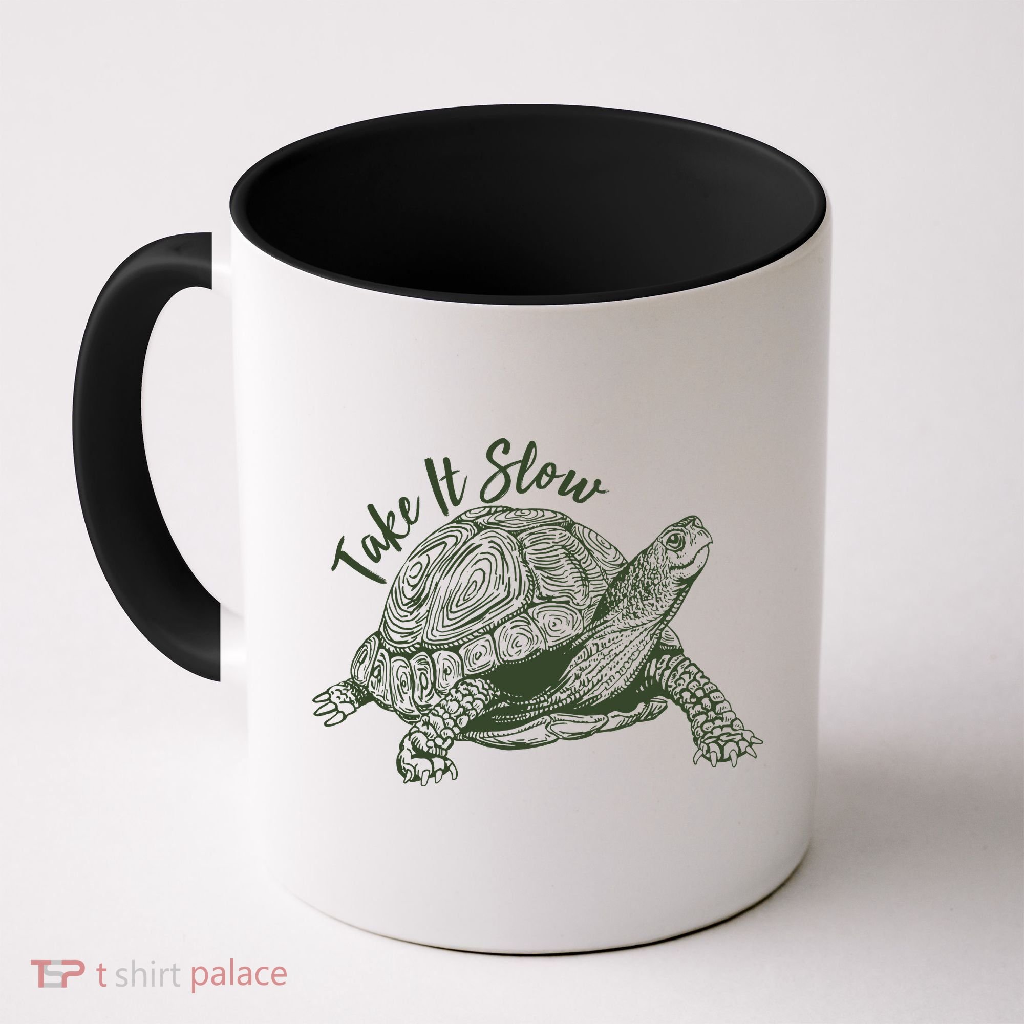 Funny Take It Slow Turtle Tortoise Coffee Mug
