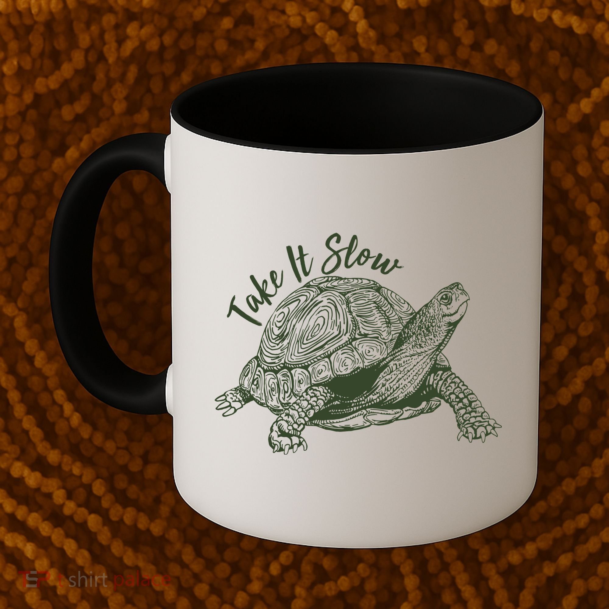 Funny Take It Slow Turtle Tortoise Coffee Mug