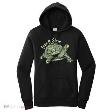 Funny Take It Slow Turtle Tortoise Women's Hoodie