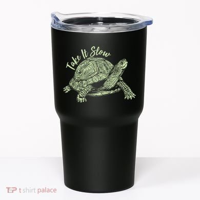 Funny Take It Slow Turtle Tortoise Tumbler