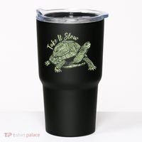 Funny Take It Slow Turtle Tortoise Tumbler thumb 0