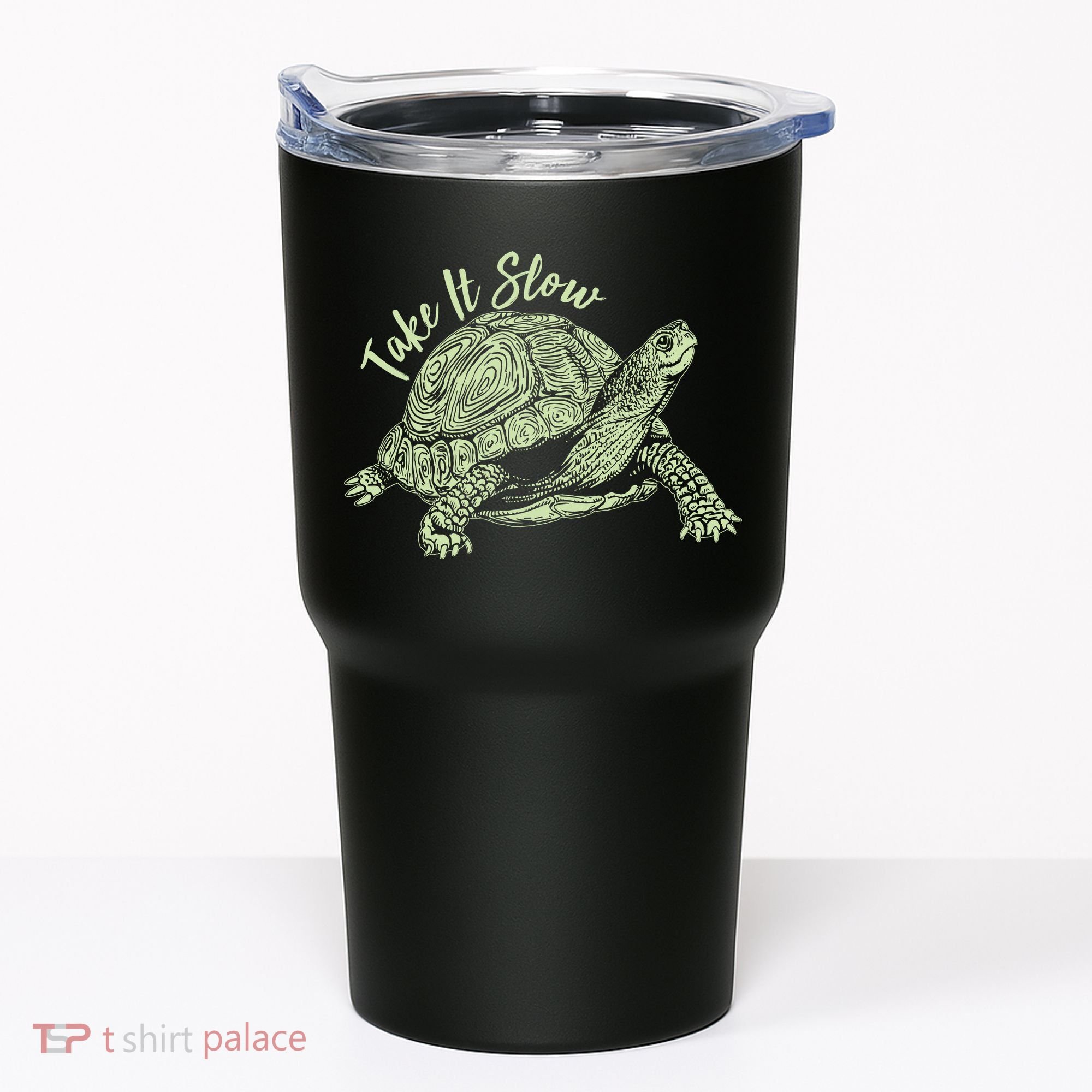 Funny Take It Slow Turtle Tortoise Tumbler