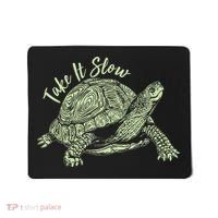 Funny Take It Slow Turtle Tortoise Mousepad thumb 0