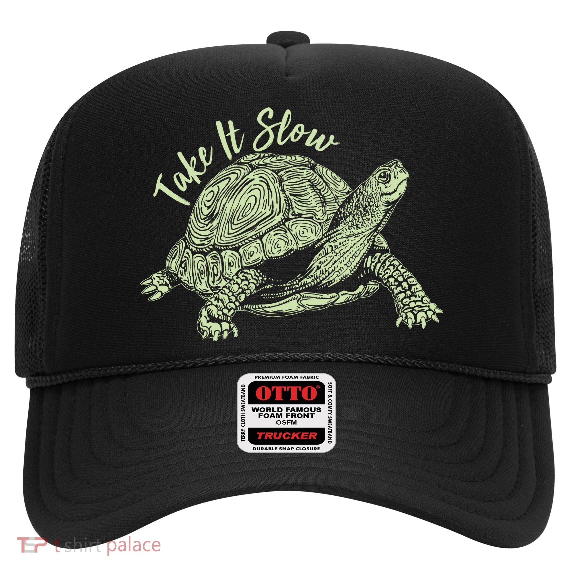 Funny Take It Slow Turtle Tortoise Hat