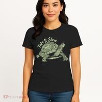 Funny Take It Slow Turtle Tortoise Women's T-Shirt thumb 4