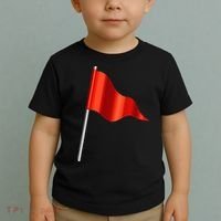 Funny Toxic & Irresistibly Sexy Red Flag Toddler T-Shirt thumb 2