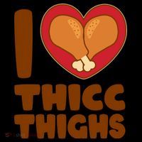 Funny Thanksgiving I Heart Thicc Thighs Coffee Mug thumb 5