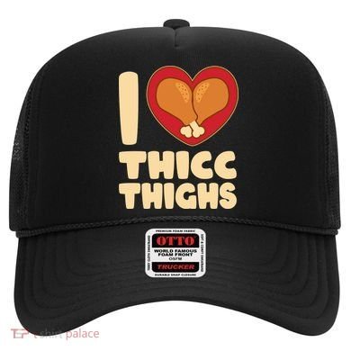 Funny Thanksgiving I Heart Thicc Thighs Hat