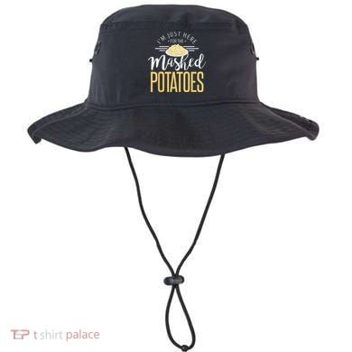Funny Thanksgiving Im Just Here For The Mashed Potato Bucket Hat
