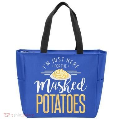 Funny Thanksgiving Im Just Here For The Mashed Potato Tote Bag