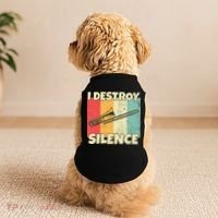 Funny Trombone Instrument I Destroy Silence For Trombone Doggie Tank thumb 2
