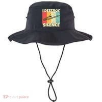 Funny Trombone Instrument I Destroy Silence For Trombone Bucket Hat thumb 0