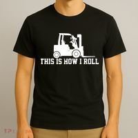 Forklift This Is How I Roll Vintage Gift T-Shirt thumb 3