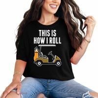 Funny This Is How I Roll Golf Cart Gift Comfort Colors T-Shirt thumb 0