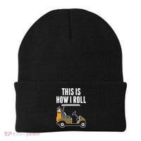 Funny This Is How I Roll Golf Cart Gift Beanie thumb 0