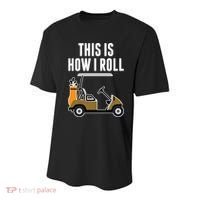 Funny This Is How I Roll Golf Cart Gift Youth Performance Sprint T-Shirt thumb 0