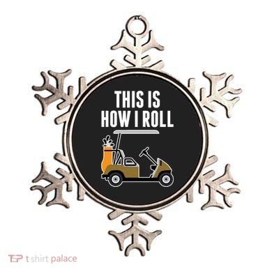 Funny This Is How I Roll Golf Cart Gift Ornament