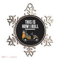Funny This Is How I Roll Golf Cart Gift Ornament thumb 0