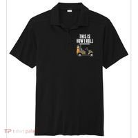 Funny This Is How I Roll Golf Cart Gift Sport-Tek Posi-UV Pro Polo thumb 0