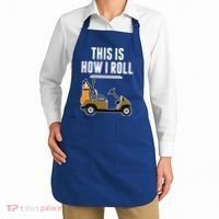 Funny This Is How I Roll Golf Cart Gift Apron thumb 2
