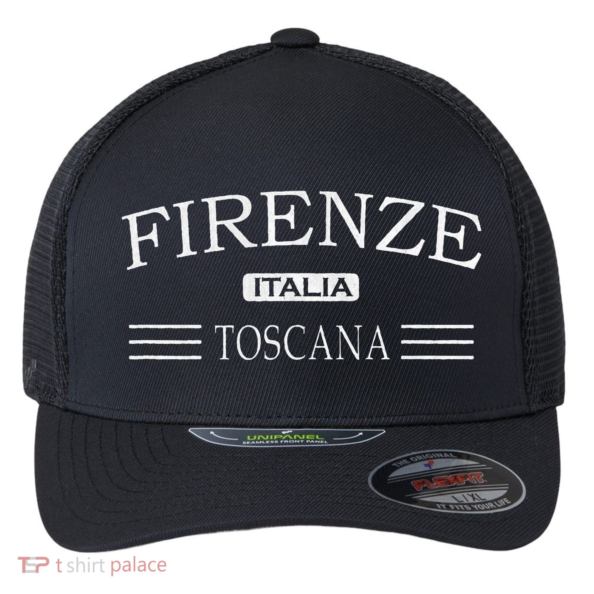 Firenze Toscana Italia Florence Tuscany Italy Flexfit Unipanel Trucker Cap