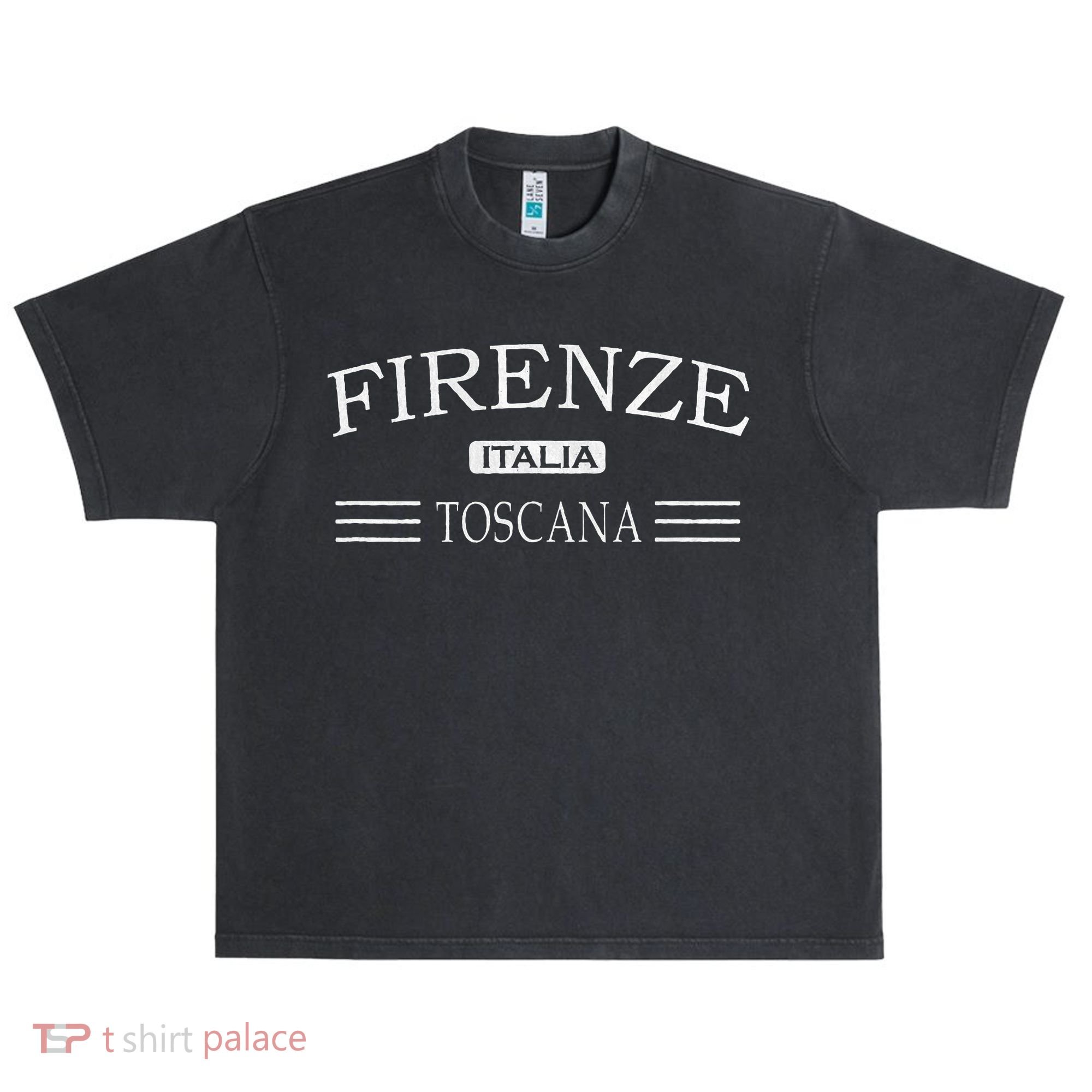 Firenze Toscana Italia Florence Tuscany Italy Urban Oversized Heavyweight T-Shirt