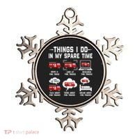 Firefighter Things I Do In My Spare Time Funny Fire Trucks Gift Ornament thumb 0