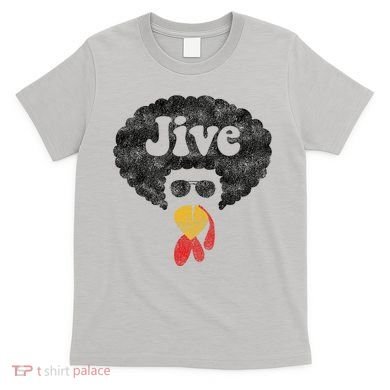 Funny Thanksgiving Jive Gift Vintage Distressed Turkey Face T-Shirt
