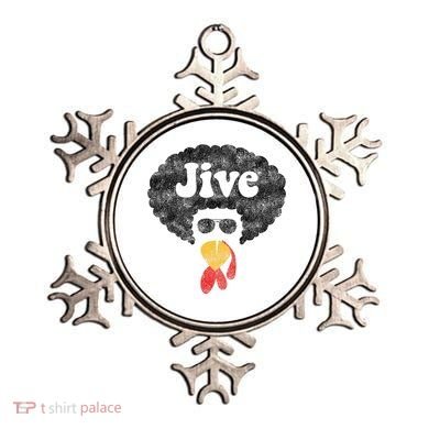 Funny Thanksgiving Jive Gift Vintage Distressed Turkey Face Ornament