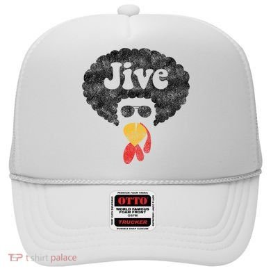 Funny Thanksgiving Jive Gift Vintage Distressed Turkey Face Hat