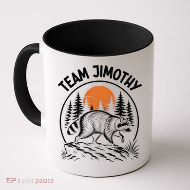 Funny Team Jimothy Raccoon Wilderness Coffee Mug