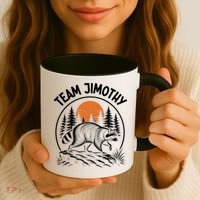 Funny Team Jimothy Raccoon Wilderness Coffee Mug thumb 3