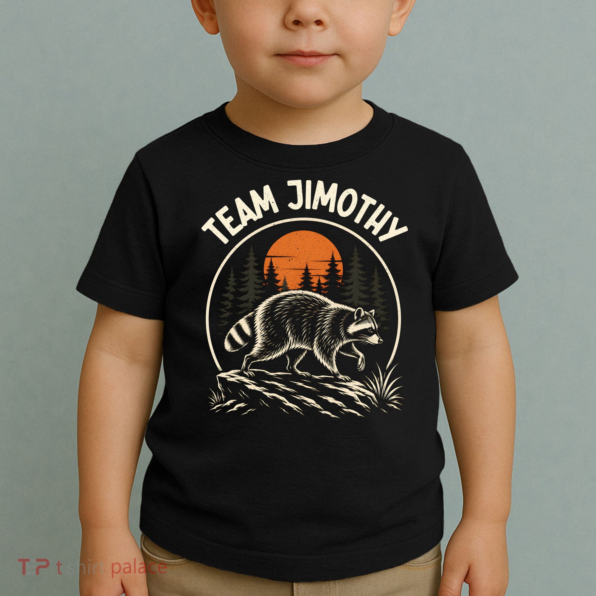 Funny Team Jimothy Raccoon Wilderness Toddler T-Shirt