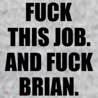 Fuck This Job And Fuck Brian The Baniff Cuffed Pom Beanie thumb 2