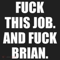 Fuck This Job And Fuck Brian Comfort Colors Boxy T-Shirt thumb 3