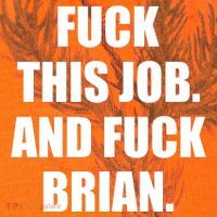 Fuck This Job And Fuck Brian Kati Licensed 12" Camo Cuffed Beanie thumb 2
