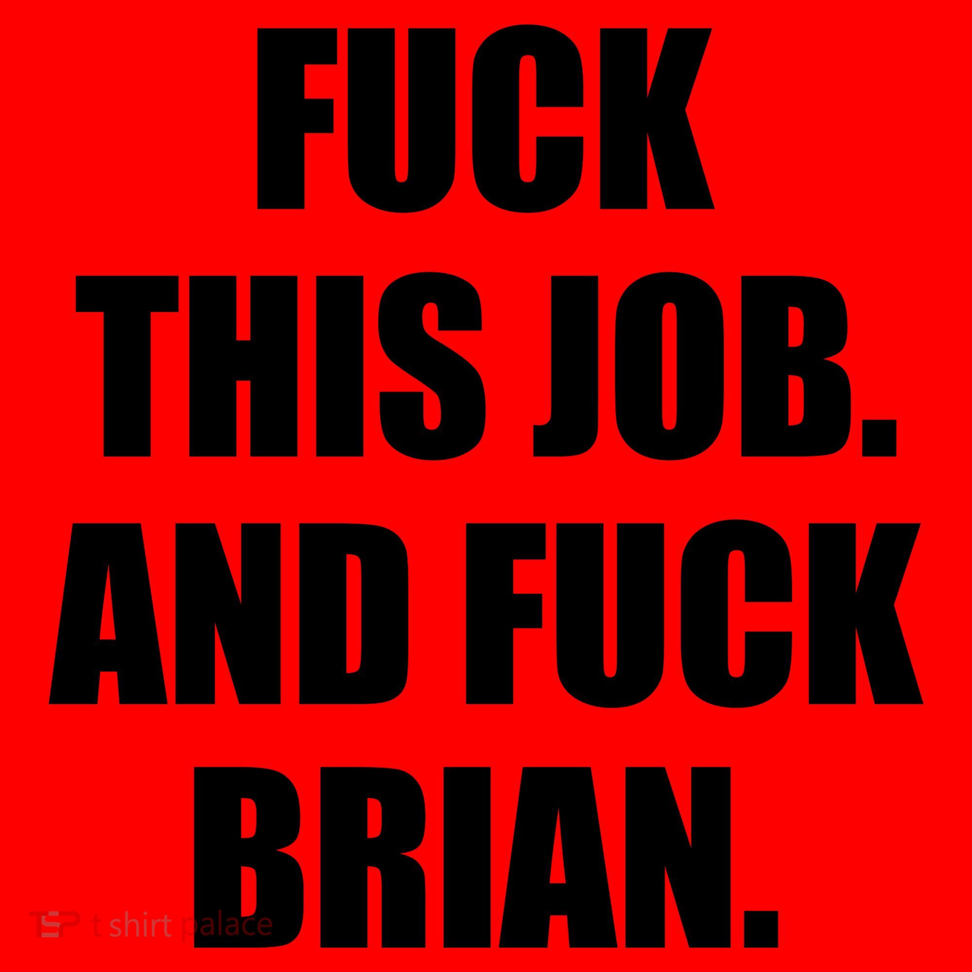 Fuck This Job And Fuck Brian Santa Hat