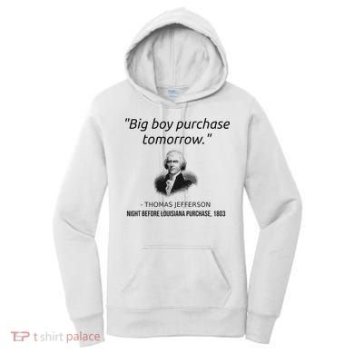 Funny Thomas Jefferson USA History Teacher Louisiana Women's Hoodie
