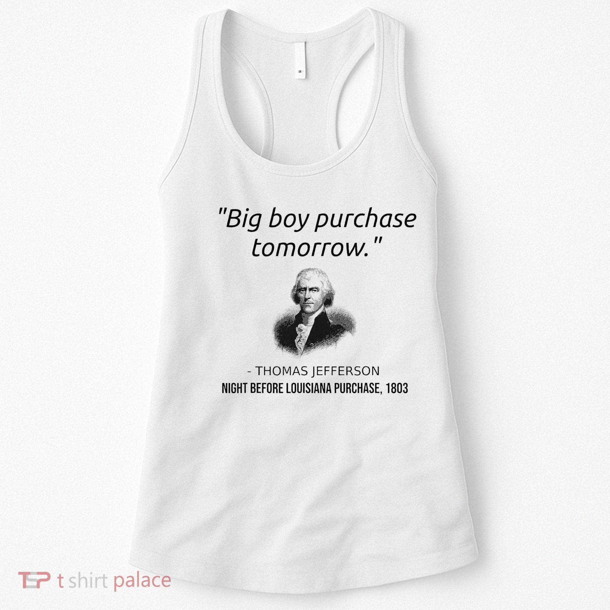 Funny Thomas Jefferson USA History Teacher Louisiana Women's Tank Top