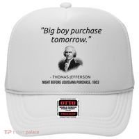 Funny Thomas Jefferson USA History Teacher Louisiana Hat thumb 0