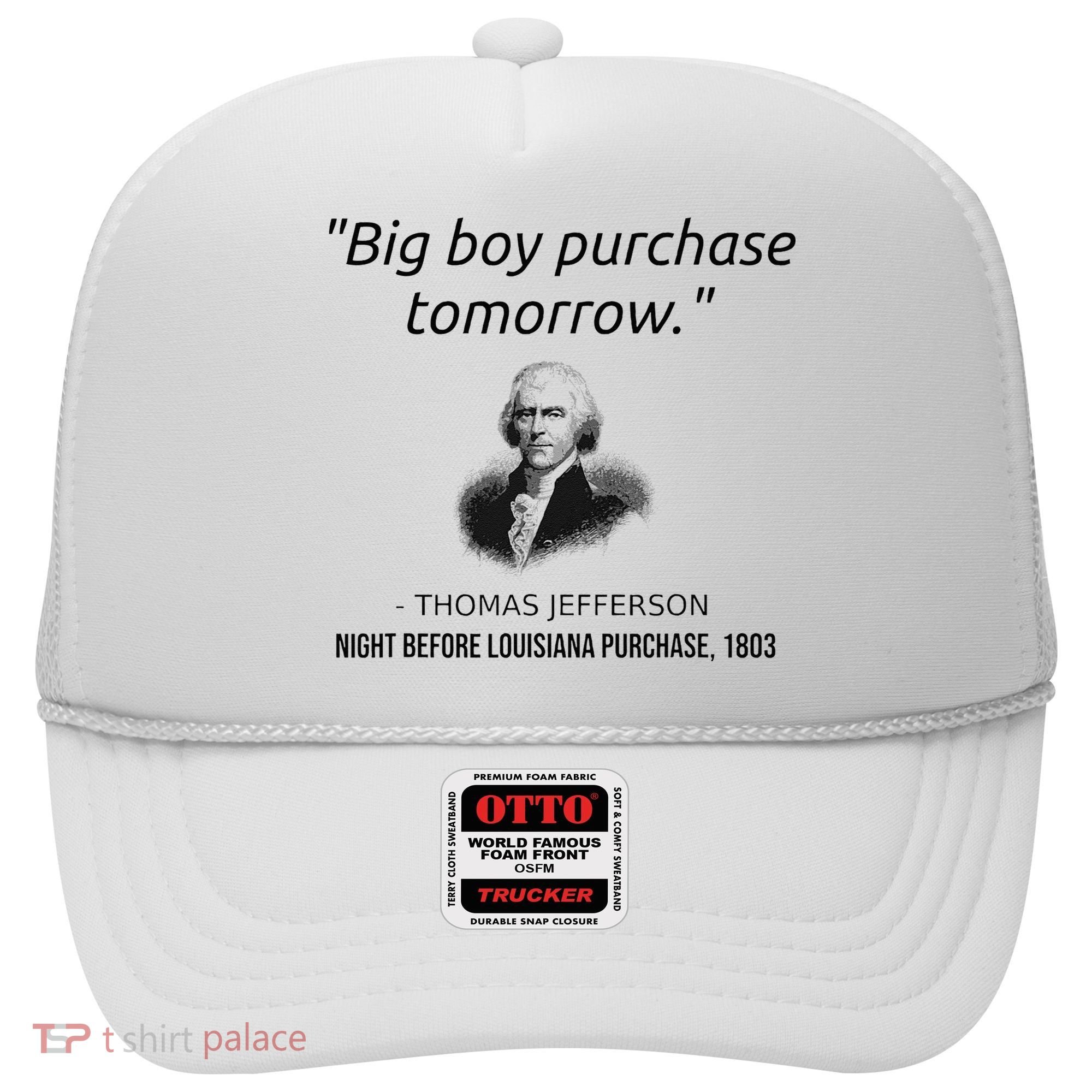 Funny Thomas Jefferson USA History Teacher Louisiana Hat