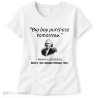 Funny Thomas Jefferson USA History Teacher Louisiana Women's T-Shirt thumb 0